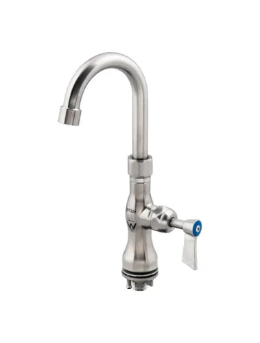 3Monkeez SINGLE HOB MOUNT BODY WITH GOOSENECK SPOUT        7" Spout T-3MSHG07 - Hospitality Connect
