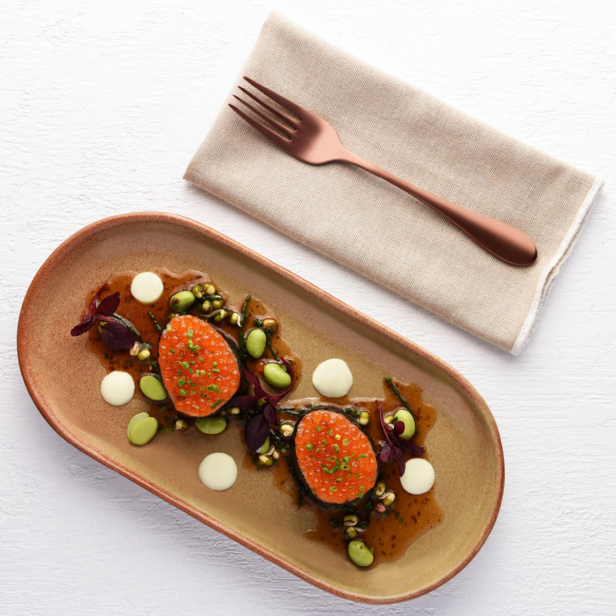 TABLEKRAFT ARTISTICA ROUND SAUCE DISH 70x45mm FLAME Box of 6 - Hospitality Connect