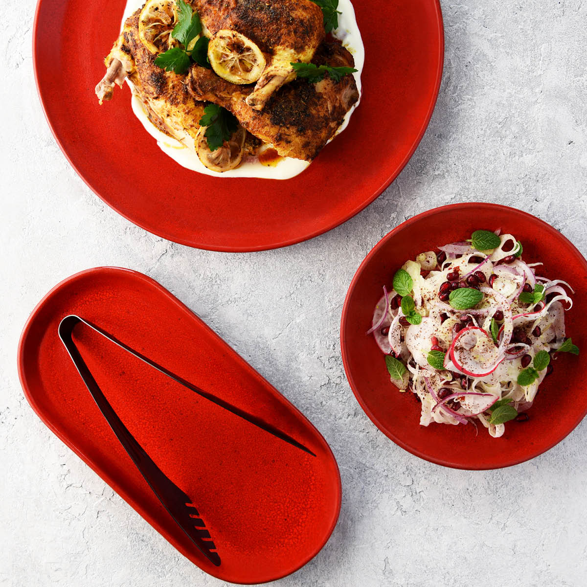 TABLEKRAFT ARTISTICA OVAL COUPE PLATE 300x140mm REACTIVE RED Box of 4 - Hospitality Connect