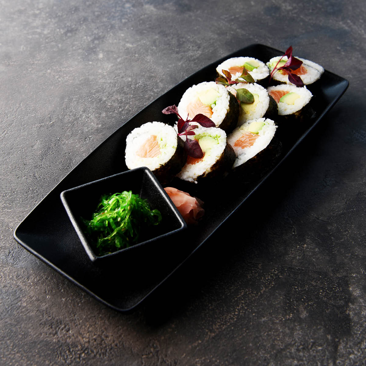 TABLEKRAFT TK BLACK ROUND COUPE PLATTER 330x10mm BLACK Box of 2 - Hospitality Connect
