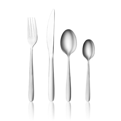 TABLEKRAFT CAFE CUTLERY SET 24pc 18/0 COMPLETE BOXED - Hospitality Connect