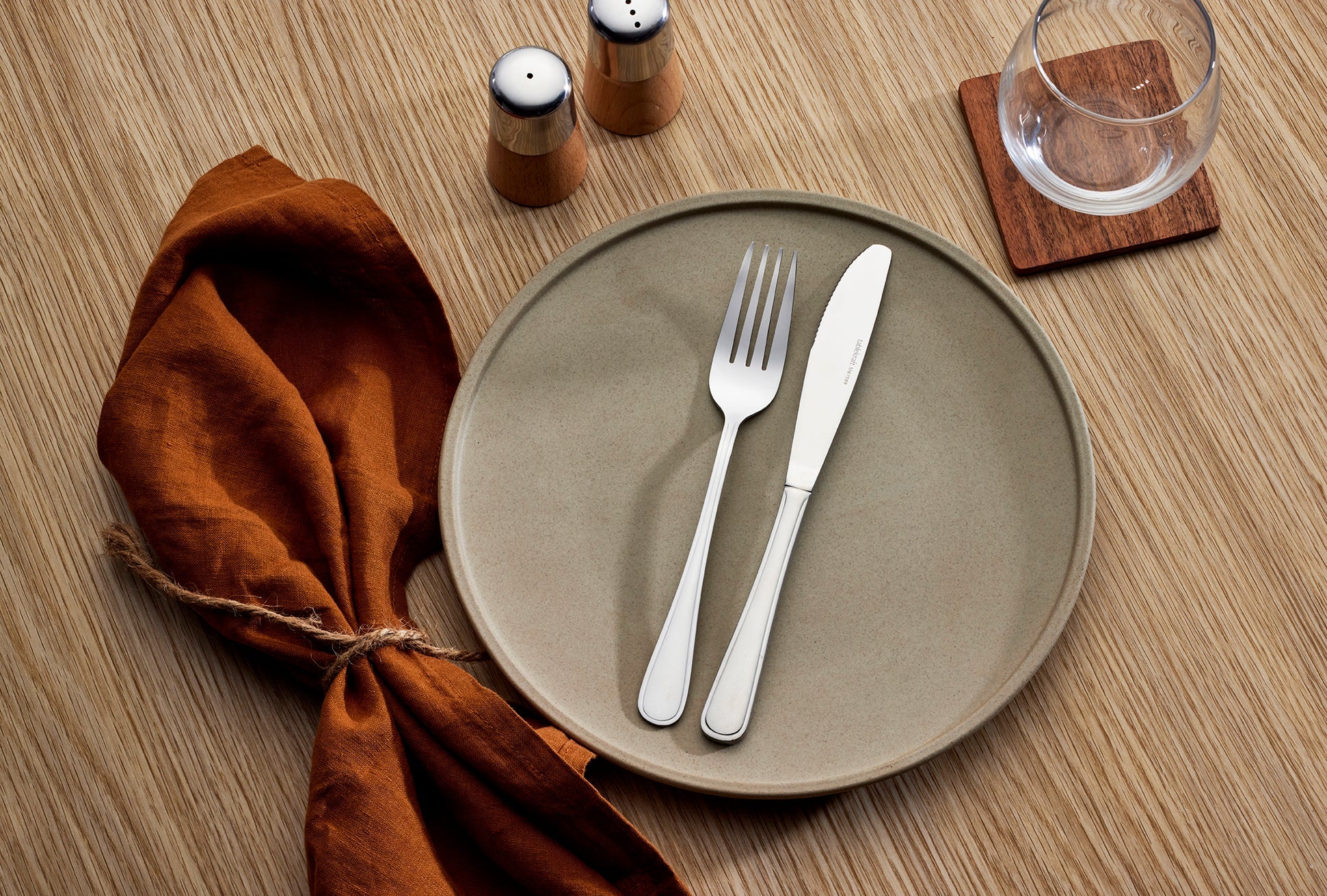 TABLEKRAFT MELROSE TABLE KNIFE S/S 225mm Box of 12 - Hospitality Connect