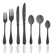 TABLEKRAFT SOHO INK CUTLERY SET 56pc 18/10 - Hospitality Connect