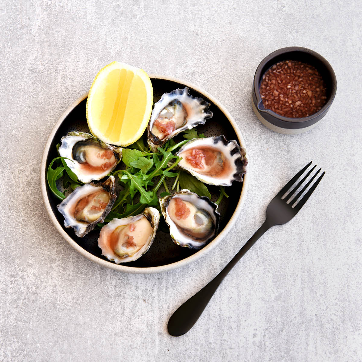 Tablekraft Soho Round Plate 160mm Speckle Black Box of 6 - Hospitality Connect