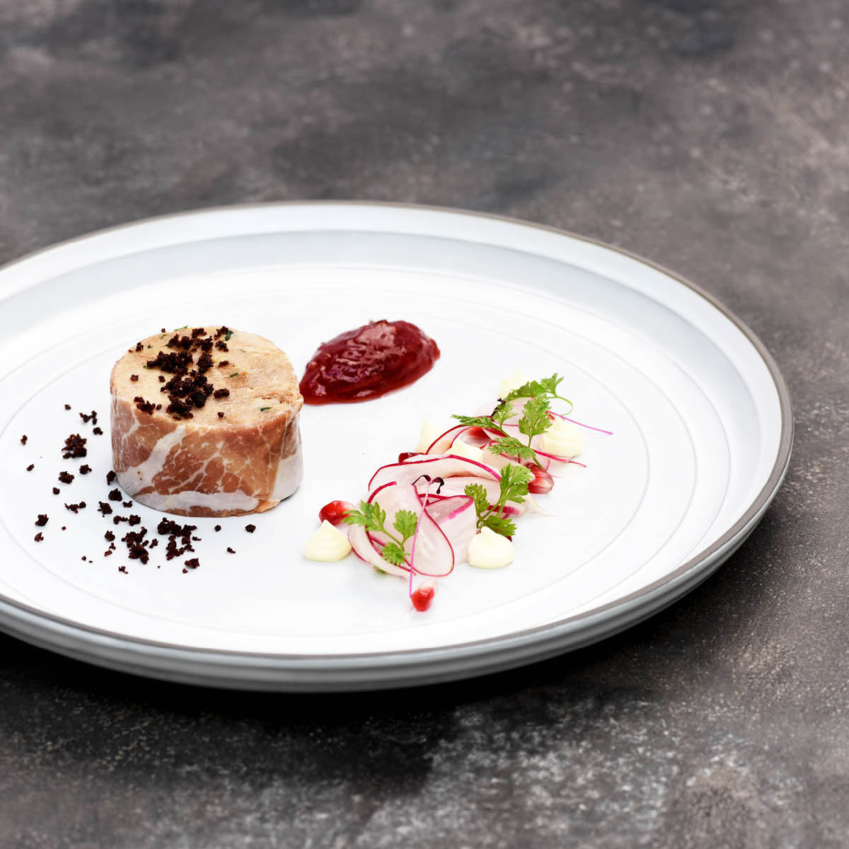 TABLEKRAFT LINEA ROUND COUPE PLATE 280mm WHITE Box of 3 - Hospitality Connect