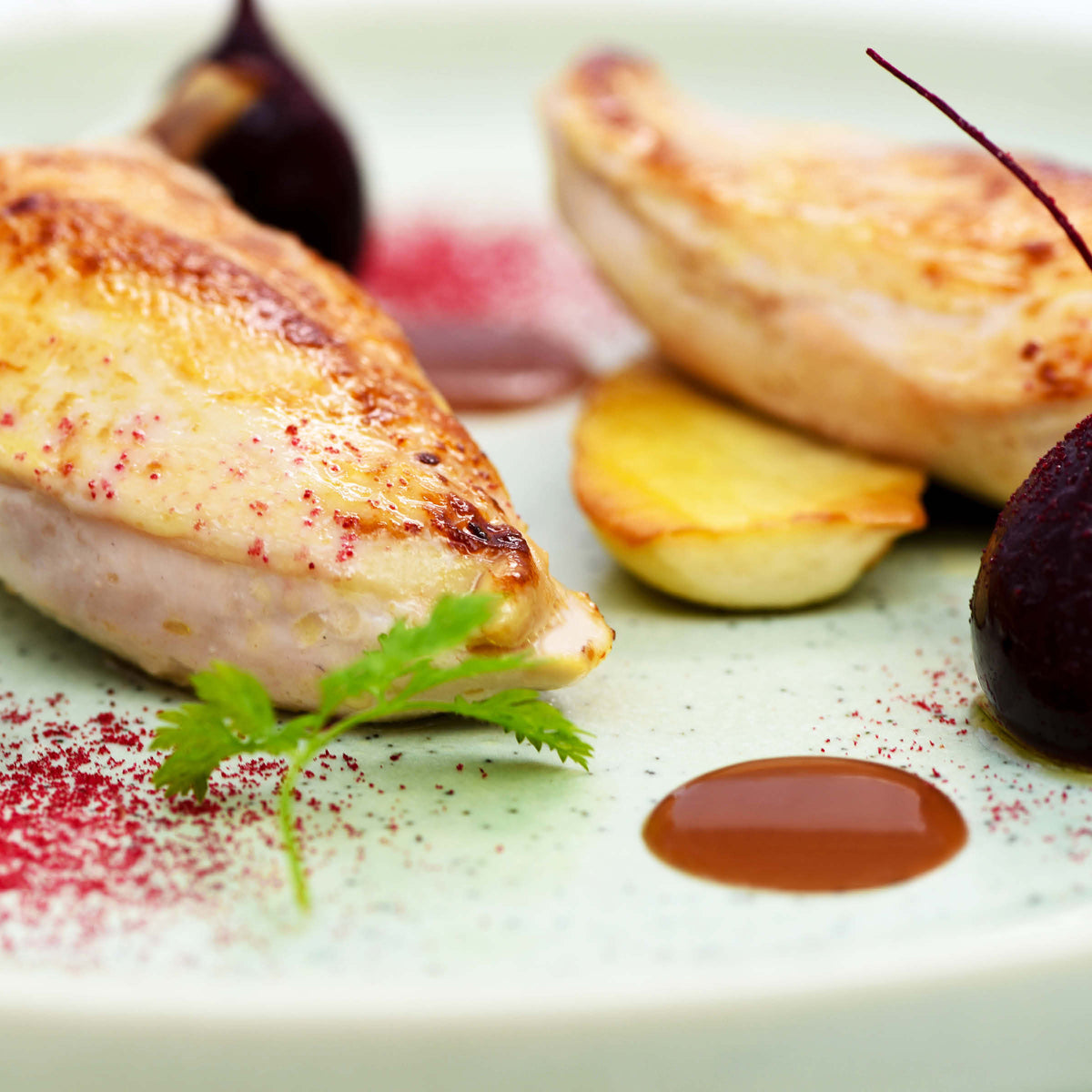 TABLEKRAFT URBAN LOFT ROUND SERVE PLATTER 320x30mm PISTACHIO Box of 2 - Hospitality Connect