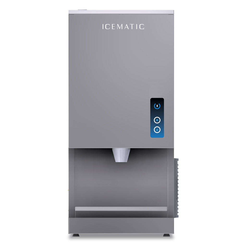 ICEMATIC 200kg Bench Model Ice And Water Dispenser - Hospitality Connect