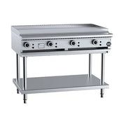 B&S BlackTeppanyaki Hotplate 1200mm Bench Mounted TEP-12BM. - Hospitality Connect
