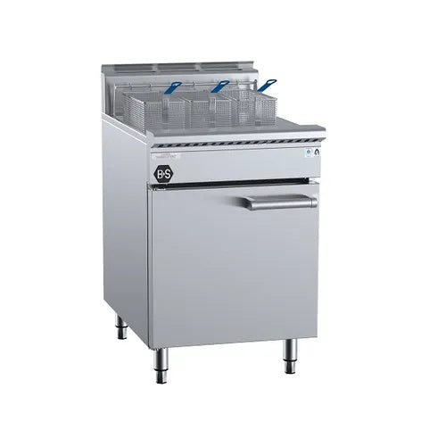 B&S Black Single Pan Turbo Fryer TF-601. - Hospitality Connect