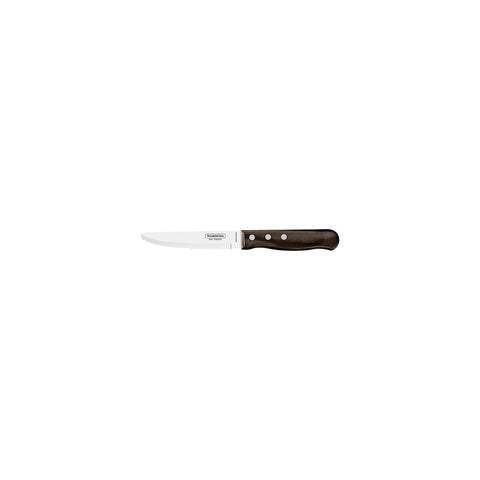 TRAMONTINA POLYWOOD 6" STEAK KNIFE 15-SERRATED WIDE BROWN - Hospitality Connect