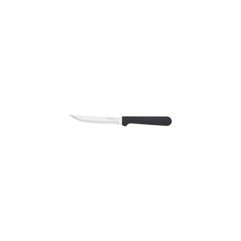 TRAMONTINA TULUM 5" STEAK KNIFE 70-SERRATED NARROW BLACK PP - Hospitality Connect