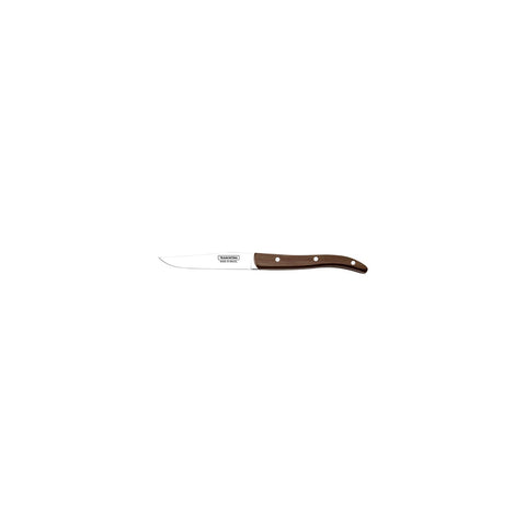 POLYWOOD 4" STEAK KNIFE 10-PLAIN SMOOTH EDGE NARROW BROWN - Hospitality Connect