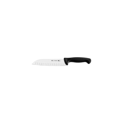 PROFESSIONAL MASTER BLACK HDL SCALLOPED SANTOKU KNIFE H/S - Hospitality Connect