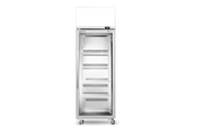 Skope ActiveCore Upright Fridge 1 Glass Door Lit Sign with 5 Shelves TME650N-AC. - Hospitality Connect