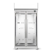 Skope ActiveCore Upright Freezer 2 Glass Door with Ice Shelf TMF1000N-ICE