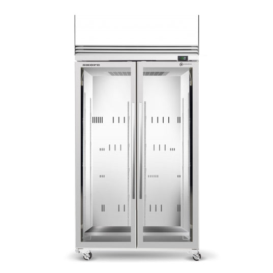 Skope ActiveCore Upright Freezer 2 Glass Door with Ice Shelf TMF1000N-ICE
