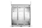 Skope ActiveCore Upright Freezer top Mount 3 Glass Door Lit Sign with  TMF1500N-AC - Hospitality Connect