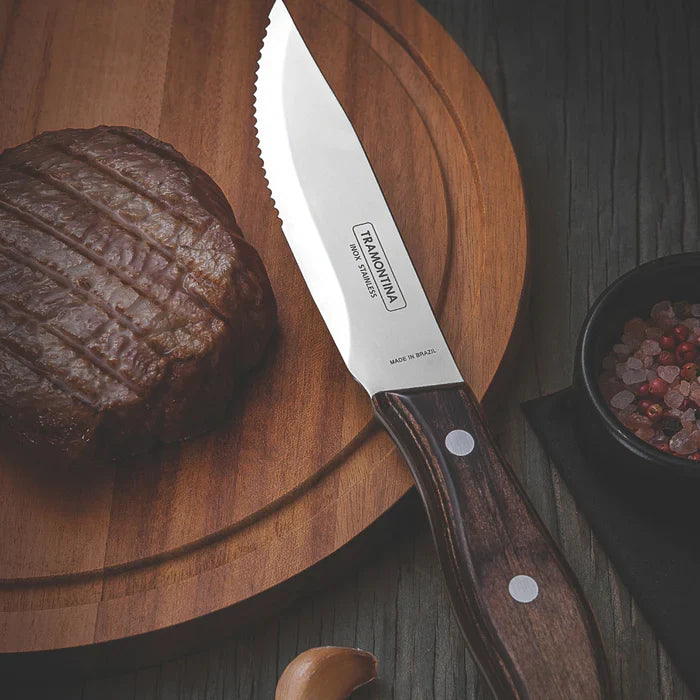 Gramado Full Tang Steak Knife Brown 127mm - Hospitality Connect