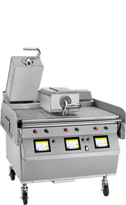 TAYLOR Two Sided Electric High Speed Grill, Triple Cooking Zone, Two Top Platens. L812 - Hospitality Connect