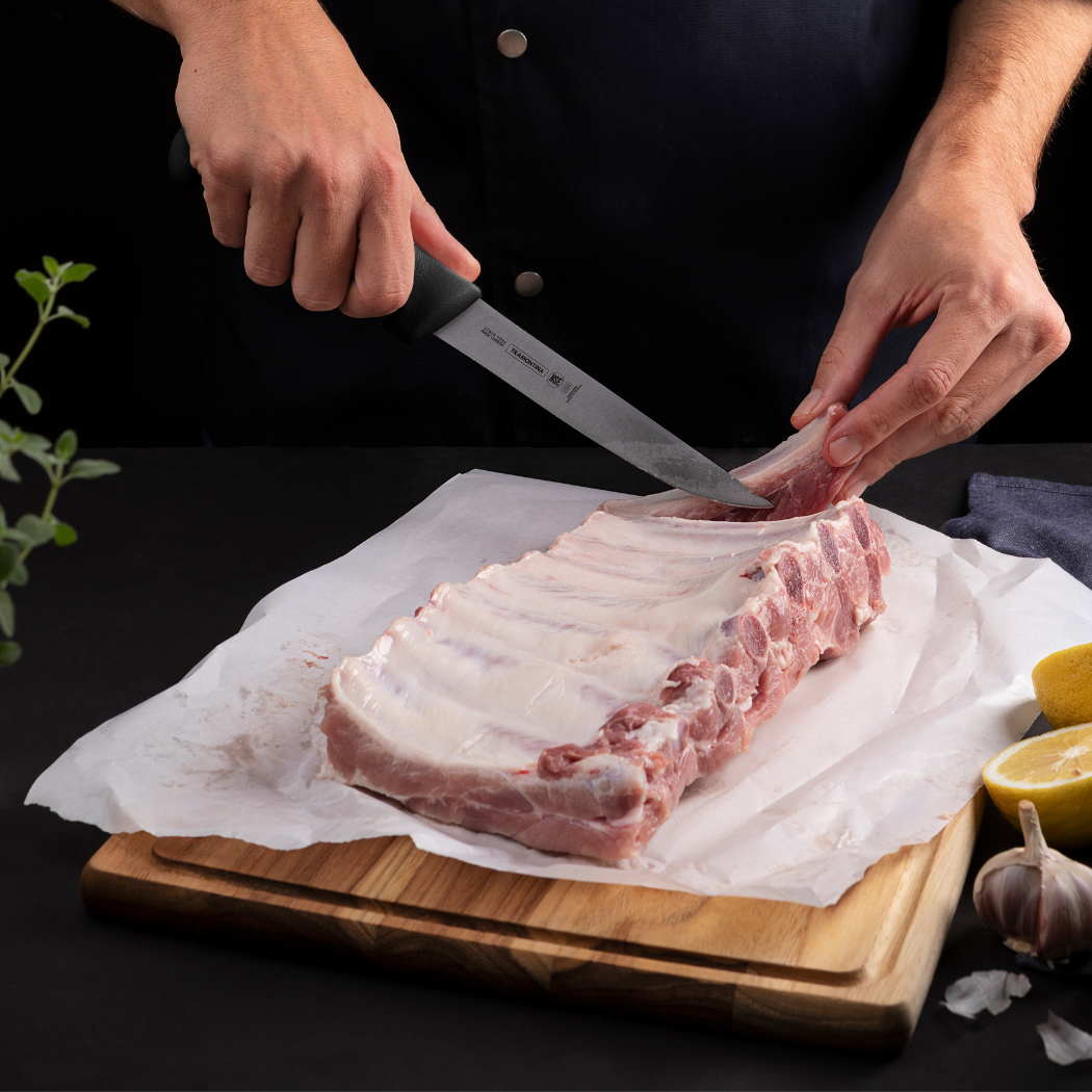 Tramontina Prof Boning Knife Str Wide Stiff 150mm Blk H/S - Hospitality Connect