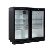 Exquisite UBC210 Two Swing Doors Backbar Display Refrigerators 835mm Height - Hospitality Connect