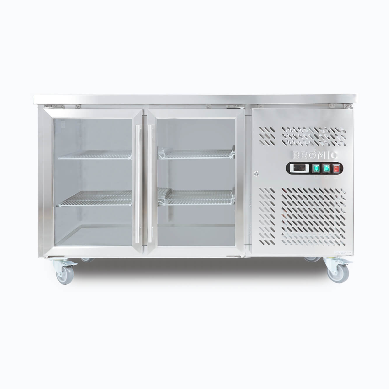 Bromic Under Bench Display Fridge - 282L - 2 Doors - Glass UBC1360GD-NR - Hospitality Connect