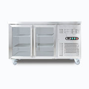 Bromic Under Bench Display Fridge - 282L - 2 Doors - Glass UBC1360GD-NR - Hospitality Connect