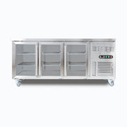 Bromic Under Bench Display Fridge - 417L - 3 Doors - Glass UBC1795GD-NR - Hospitality Connect