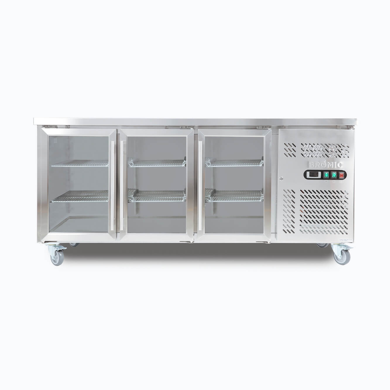 Bromic Under Bench Display Fridge - 417L - 3 Doors - Glass UBC1795GD-NR - Hospitality Connect