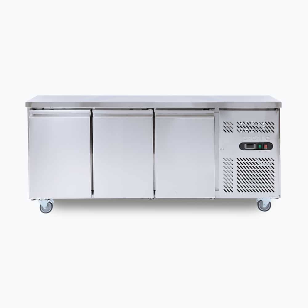Bromic Under Bench Fridge - 417L - 3 Doors - Stainless Steel UBC1795SD-NR - Hospitality Connect
