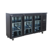 Exquisite Three Glass Doors Underbench Storage Refrigerators 570 Litre - Hospitality Connect