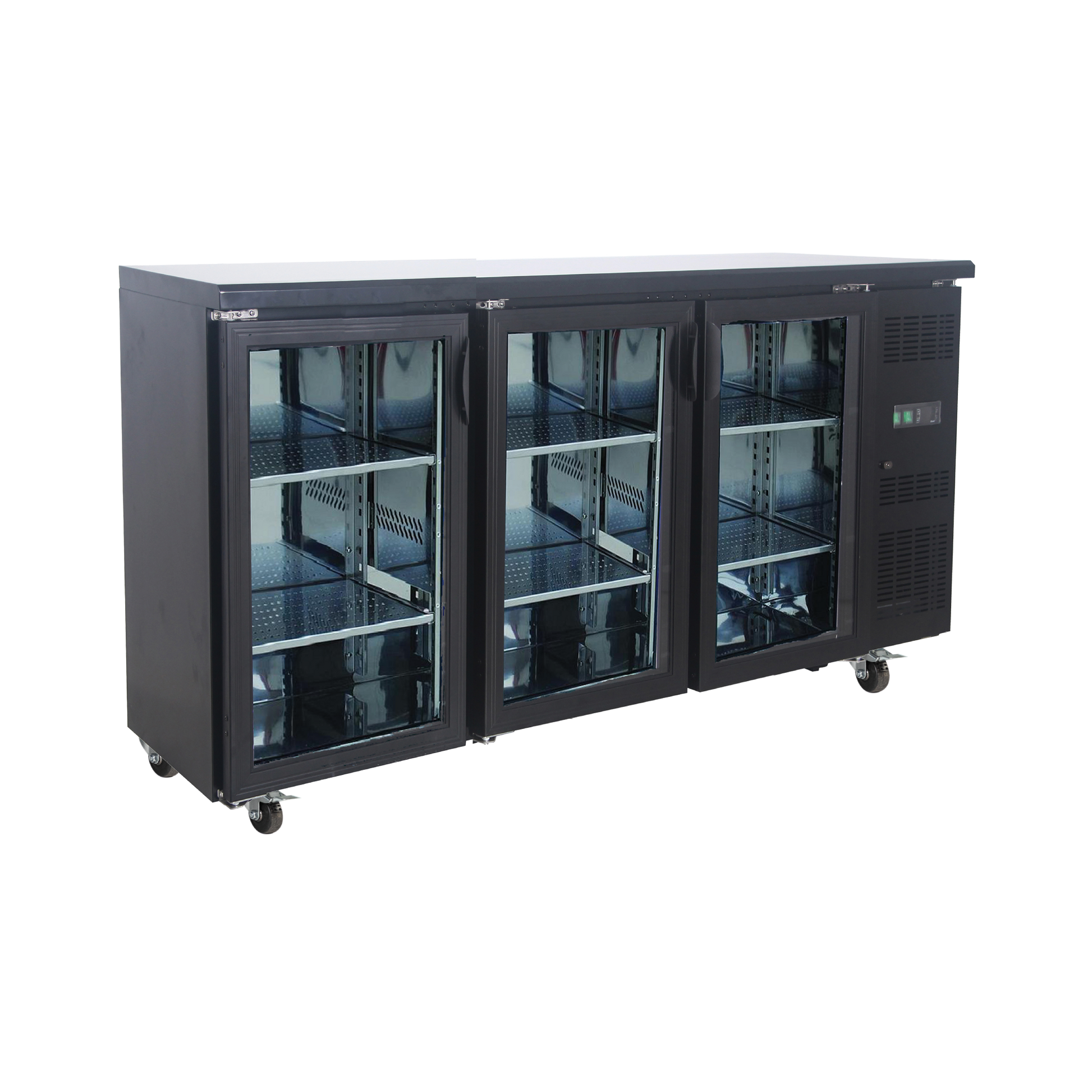 Exquisite Three Glass Doors Underbench Storage Refrigerators 570 Litre - Hospitality Connect