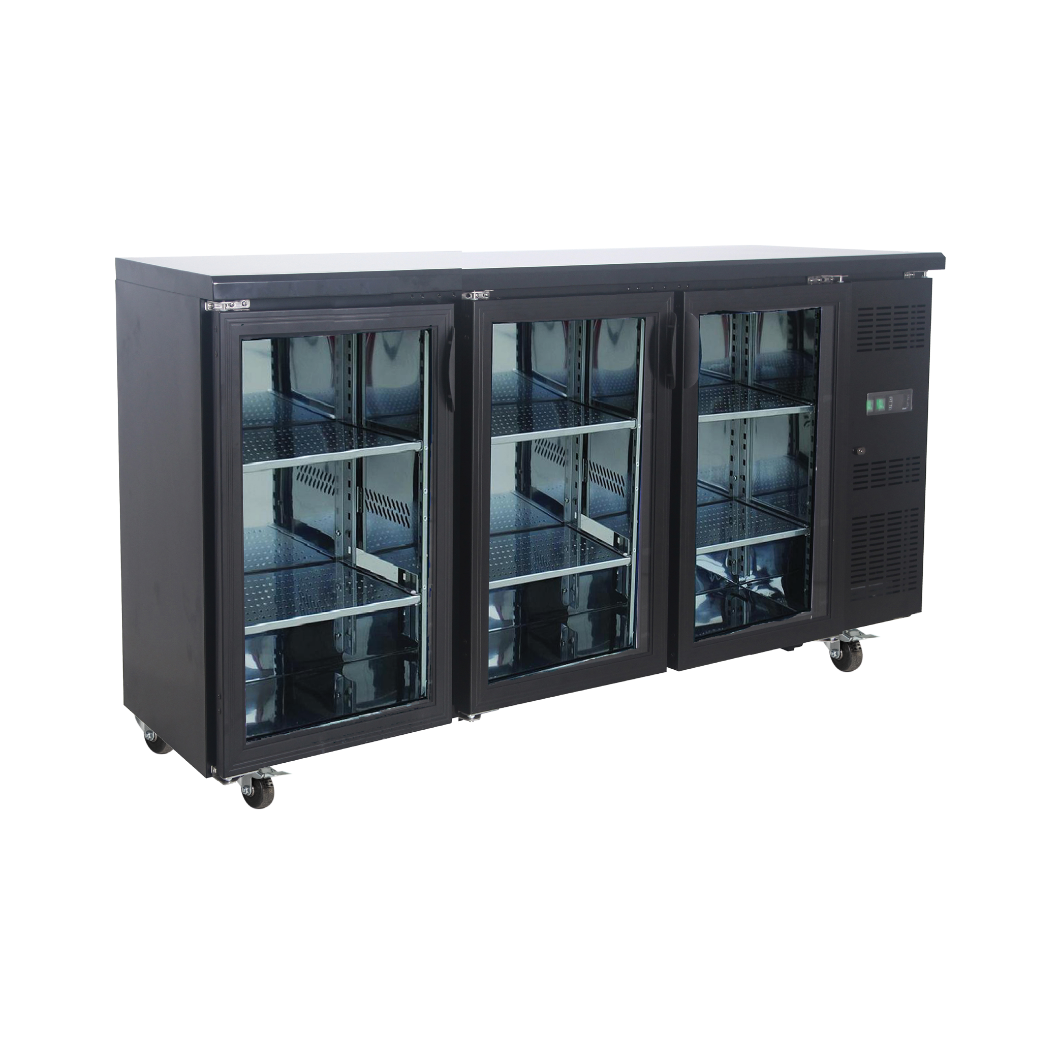 Exquisite Three Glass Doors Underbench Storage Refrigerators 570 Litre - Hospitality Connect