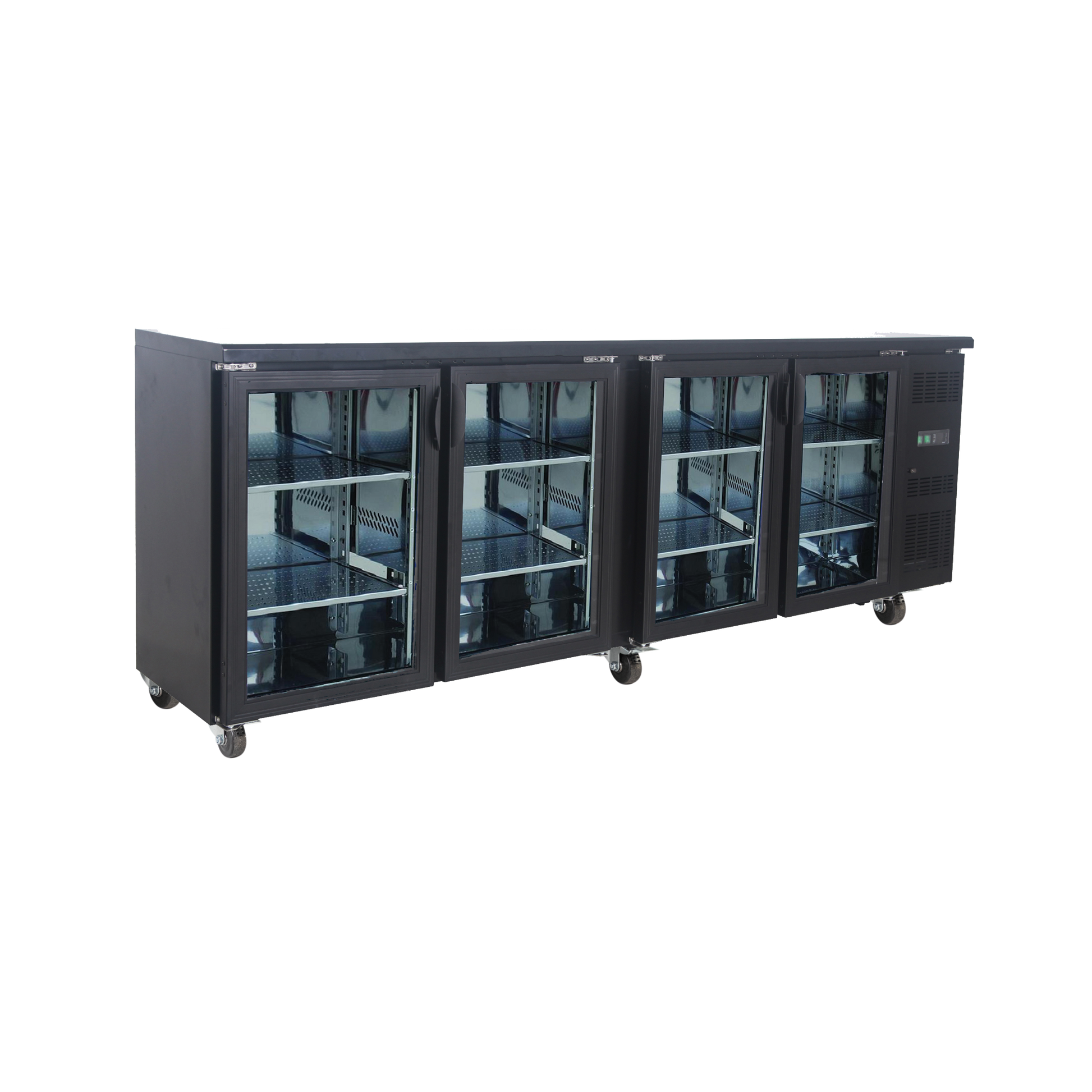 Exquisite Four Glass Doors Underbench Storage Refrigerators 750 Litre - Hospitality Connect