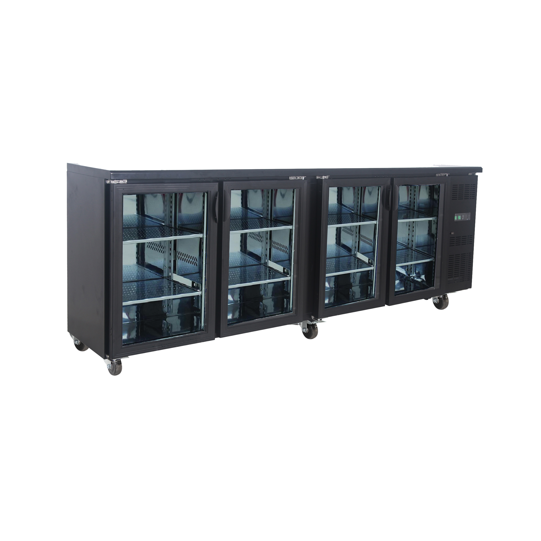 Exquisite Four Glass Doors Underbench Storage Refrigerators 750 Litre - Hospitality Connect