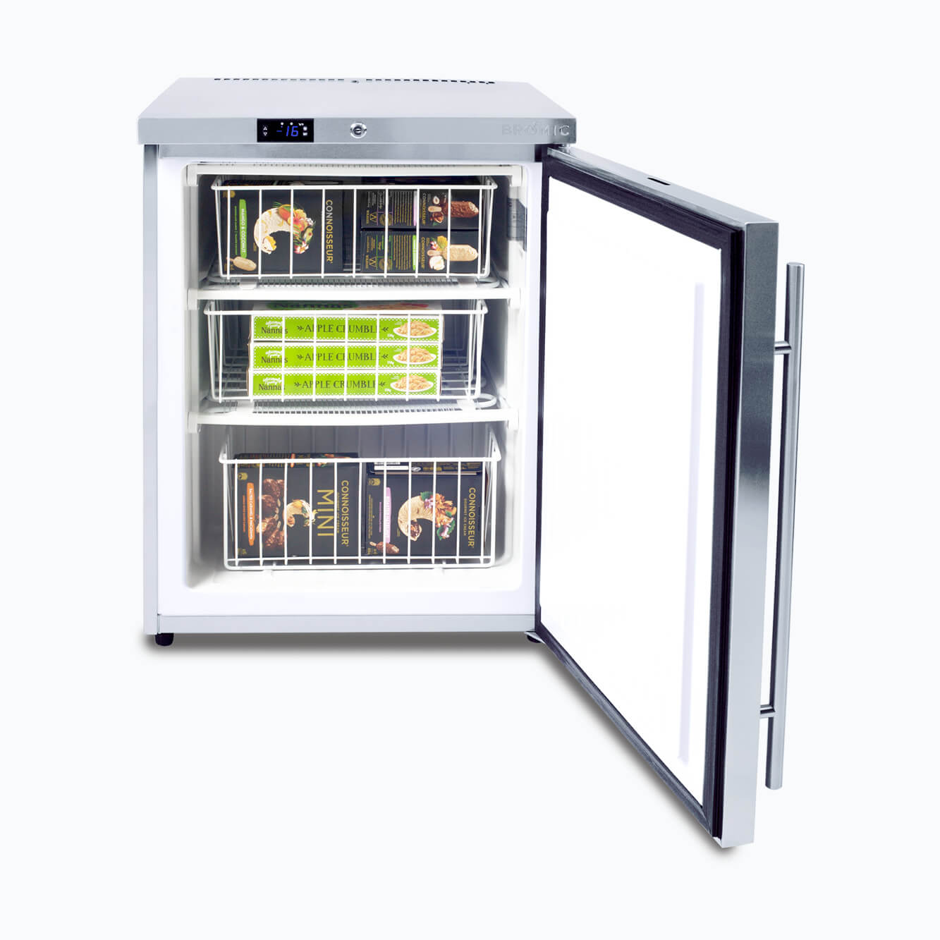 Bromic Under Bench Freezer - 115L - 1 Door - Stainless Steel UBF0140SD-NR - Hospitality Connect