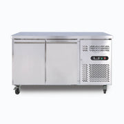 Bromic Under Bench Freezer - 282L - 2 Doors - Stainless Steel UBF1360SD-NR - Hospitality Connect