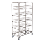 Aladdin Temp-Rite 5 LEVEL, 2X BAY TROLLEY TO SUIT DOME STORAGE WASH RACKS, c/w 5 wash racks USR120 - Hospitality Connect