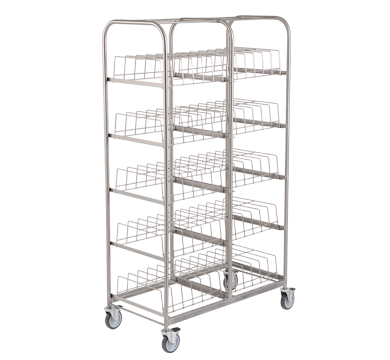 Aladdin Temp-Rite 5 LEVEL, 2X BAY TROLLEY TO SUIT DOME STORAGE WASH RACKS, c/w 5 wash racks USR120 - Hospitality Connect