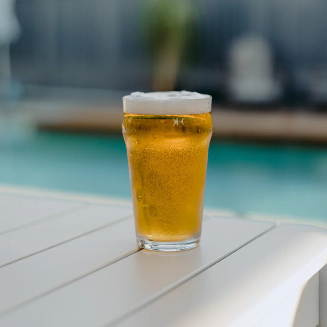D-STILL UNBREAKABLE NONIC BEER GLASS CERTIFIED PC 570ml Box of 4 - Hospitality Connect