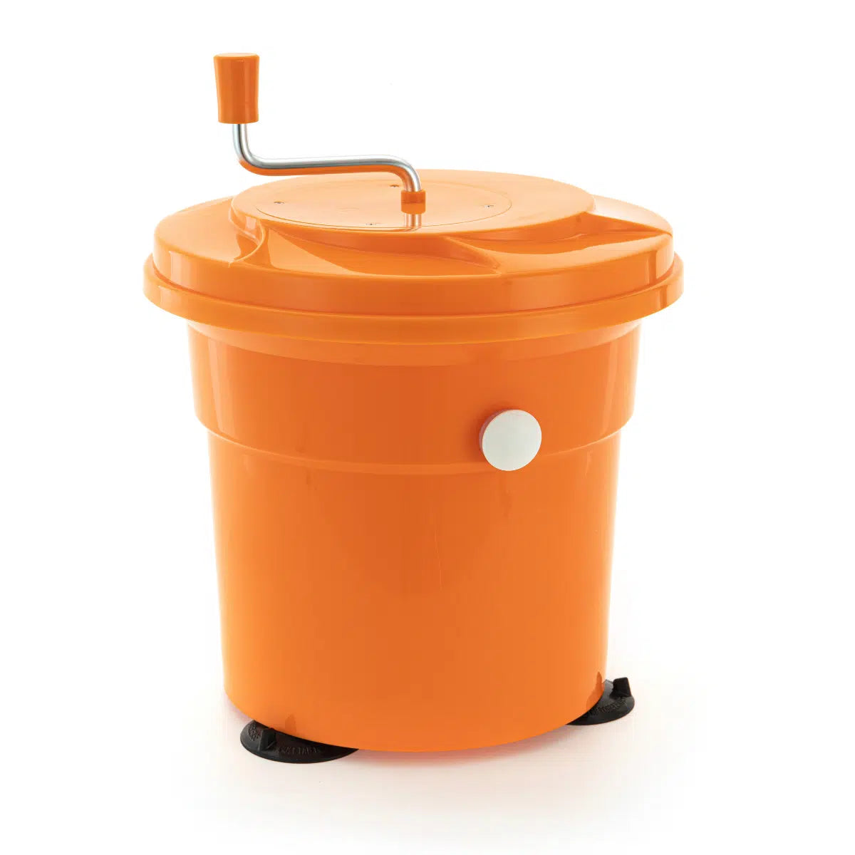 KH SUPER JUMBO SALAD SPINNER 20LT ORANGE NEW MODEL: W/ SIDE HAND BRAKE