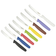 KH KHARVE UTILITY KNIFE SERRATED 10CM BROWN