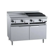 VERR Combination 600mm Grill Plate & 600 mm Char Broiler Cabinet Mounted VBT-GRP6-CBR6. - Hospitality Connect