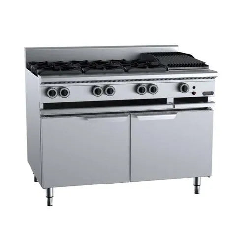 VERR Combination 600mm Grill Plate & 300mm Char Broiler Cabinet Mounted VBT-GRP6-CBR3.