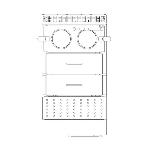 VERR Noodle Cooker with Soup Warmer insert (2 rounds + 2 recs VNC-2-SW-2.