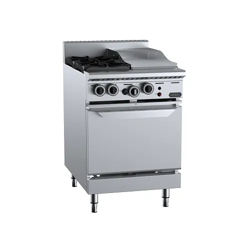 VERR Oven with Two Open Burners & 300mm Grill Plate VOV-SB2-GRP3.