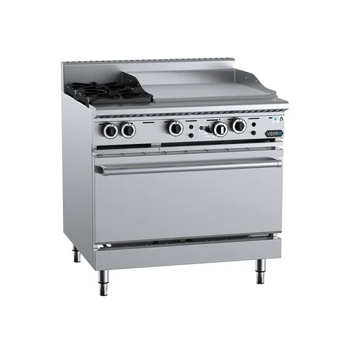 VERR Oven with Two Open Burners & 600mm Grill Plate VOV- SB2-GRP6.