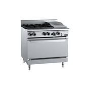 VERROven with Four Open Burners & 300mm Grill Plate VOV-SB4-GRP3.