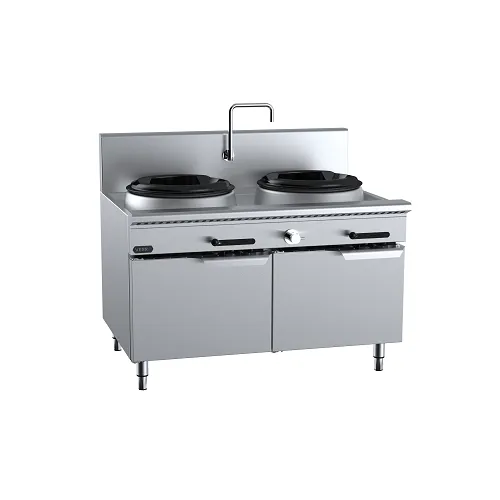 VERR Two Hole Deluxe Waterless Wok Table VUFWWD-2.