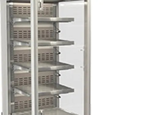 Cossiga MultiDeck Hinged Door Freestanding Heated 600mm DTGHT6. - Hospitality Connect